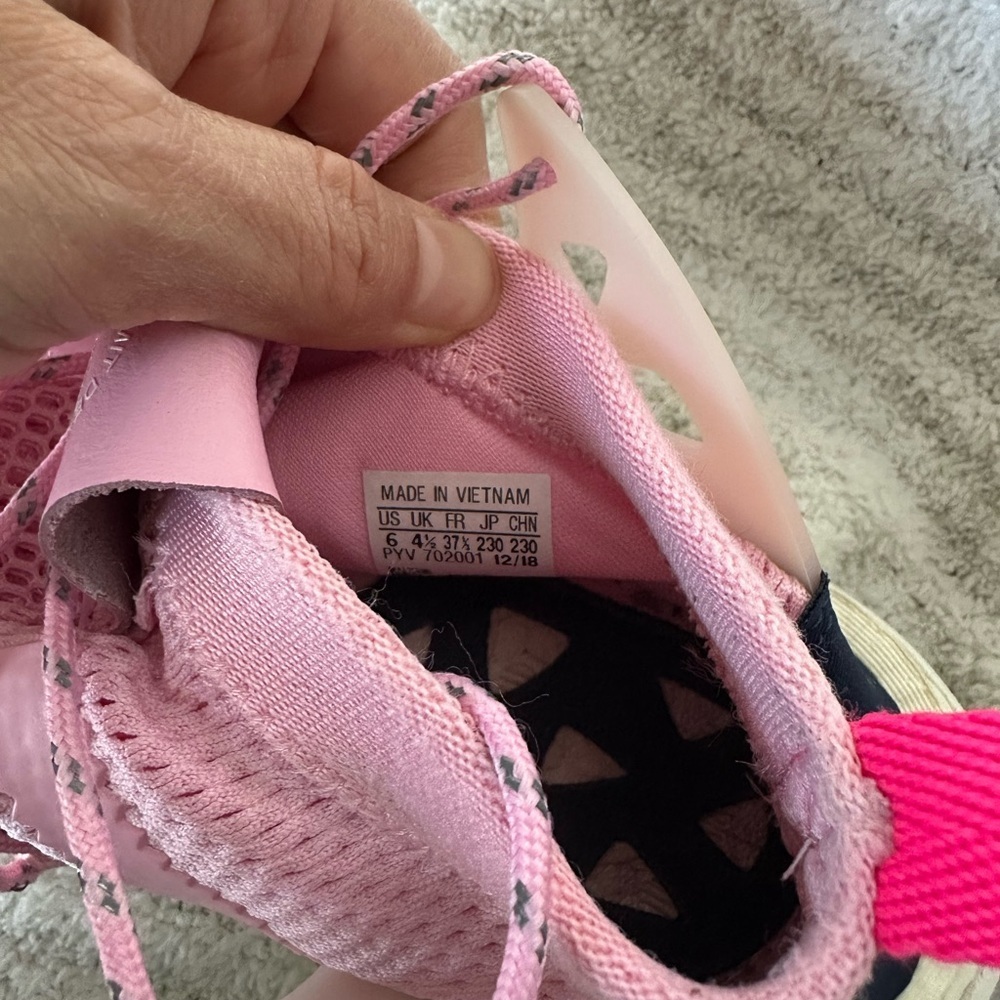 adidas Pink and Navy Women's Sneakers - Picture 4 of 15